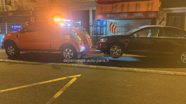 Dépannage auto Paris 24h/24 et 7j/7