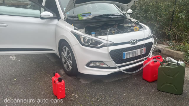 Siphonnage réservoir et dépannage en cas d'erreur carburant